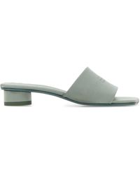 MM6 by Maison Margiela - Powder Satin Anatomic Numeric Mules - Lyst
