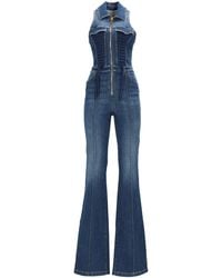 Elisabetta Franchi - Tuta Donna Jeans - Lyst