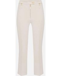 Elisabetta Franchi - Dubbele Crêpe Broek - Lyst