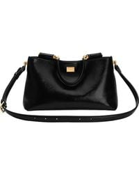 Dolce & Gabbana - Dolce & Gabbana Vittoria Leather Tote Bag - Lyst