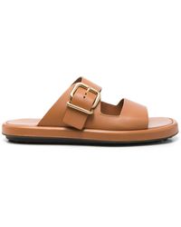 Tod's - Pantoletten Aus Leder - Lyst
