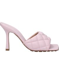 Bottega Veneta - Sandali Donna Pelle Rosa/Cammeo - Lyst