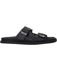 Fendi - Ciabatte E Zoccoli Uomo Pelle Nero - Lyst