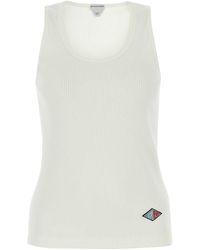 Bottega Veneta - Stretch Cotton Tank Top - Lyst