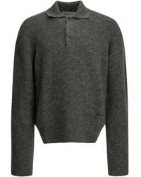 Ami Paris - Polo Sweater - Lyst