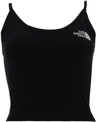 The North Face - Logo Scoop Neck Top - Lyst