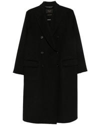 Paltò - Arianna Wool Double Breasted Coat - Lyst