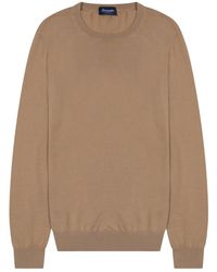 Drumohr - Round Neck Brown - Lyst