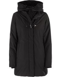 Fay - Technical Gabardine Toggle Mantel - Lyst