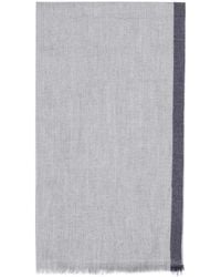 Brunello Cucinelli - Sciarpa Di Lana E Cashmere - Lyst