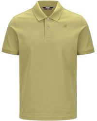 K-Way - K Way Polo Amedee Pique Verde - Lyst