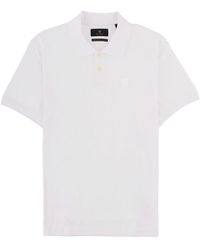 Belstaff - Polo "Steel" Con Patch Logo - Lyst