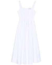 Sportmax - Maxikleid Mit Eckigem Ausschnitt - Lyst