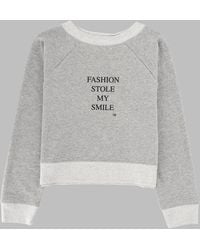 Victoria Beckham - Sophisticated Mini Sweatshirt - Lyst