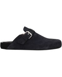 Isabel Marant - Black Leather Slipper - Lyst
