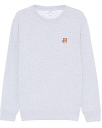 Maison Kitsuné - Sudadera de algodón con cabeza de zorro de Maison Kitsune - Lyst