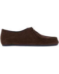 Jil Sander - Suede Hood Lace-Up Shoes - Lyst