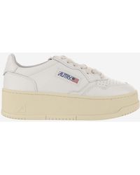 Autry - Medalist Platform Low Leather Sneakers - Lyst