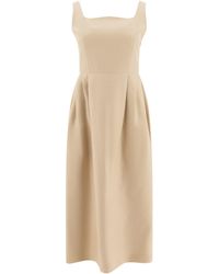 Sandbeige - Dresses - Lyst