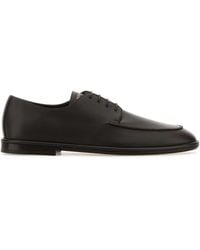 Ferragamo - Leather Blade 2 Lace-Up Shoes - Lyst