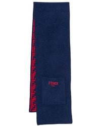 Fendi - Reversible "Ff" Logo Scarf - Lyst