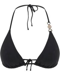 Versace - Medusa Triangle Bikini Top - Lyst