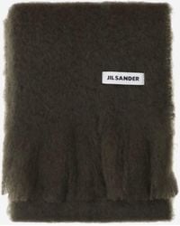 Jil Sander - Mohair Blend Scarf - Lyst