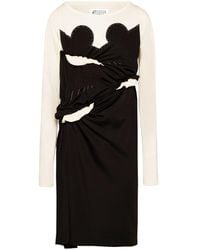 Maison Margiela - Midikleid Aus Jersey - Lyst