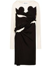 Maison Margiela - Cotton Blend Midi Dress - Lyst