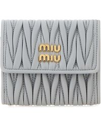 Miu Miu - Pastel Light Leather Wallet - Lyst