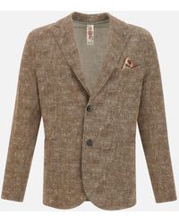 Bob - Cotton Blend Slim Fit Blazer - Lyst