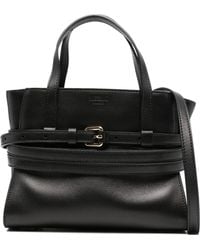 Moschino - Tie Me Small Leather Handbag - Lyst
