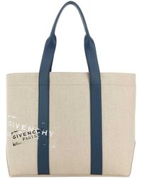 Givenchy - Sand Canvas Shopping Bag - Lyst