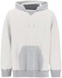 Sacai - Hooded Sweatshirt With Reverse - Lyst