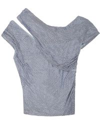 Self-Portrait - Top With Shimmering Sequins - Lyst