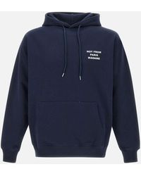 Drole de Monsieur - Hoodie Slogan Cotton Sweatshirt - Lyst