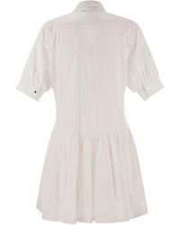 パーティードレス Max Mara CARONTE - Poplin chemisier dress 6221145206001-f-caronte.jpg