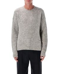 Ami Paris - Pullover grau - Lyst