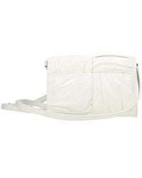 Bottega Veneta - Pochette Cassette Donna Pelle Bianco - Lyst