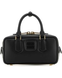 Miu Miu - Leather Arcadie Handbag - Lyst