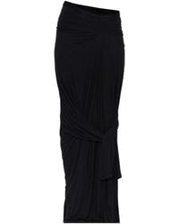 Entire studios - Lumiere Scarf Skirt Soot - Lyst