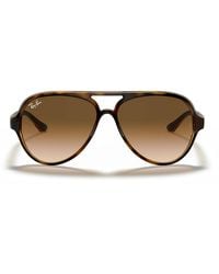 Ray-Ban - Zonnebril Rb4125 710/51 Cats 5000 Lichtbruin/lichtbruin Gradiënt Herens - Lyst