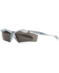 Balenciaga - Light Acetate Turbo Rectangle Sunglasses - Lyst