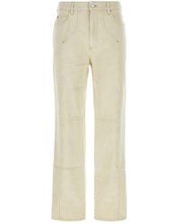 Isabel Marant - Ivory Cotton Javi Pant - Lyst