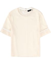 Fabiana Filippi - Crepe De Chine Top - Lyst