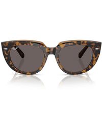 Ray-Ban - Sonnenbrille Rb2286 1292 B1 Doreen Havanna/Grau Damen - Lyst