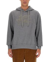 Etro - Pegasus Graphic Sweatshirt - Lyst
