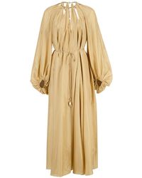 Zimmermann - Mahon Silk Maxi Dress - Lyst
