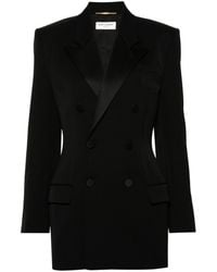 Saint Laurent - Wool Blazer Jacket - Lyst