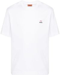 Missoni - T Shirt With Embroidered Logo - Lyst